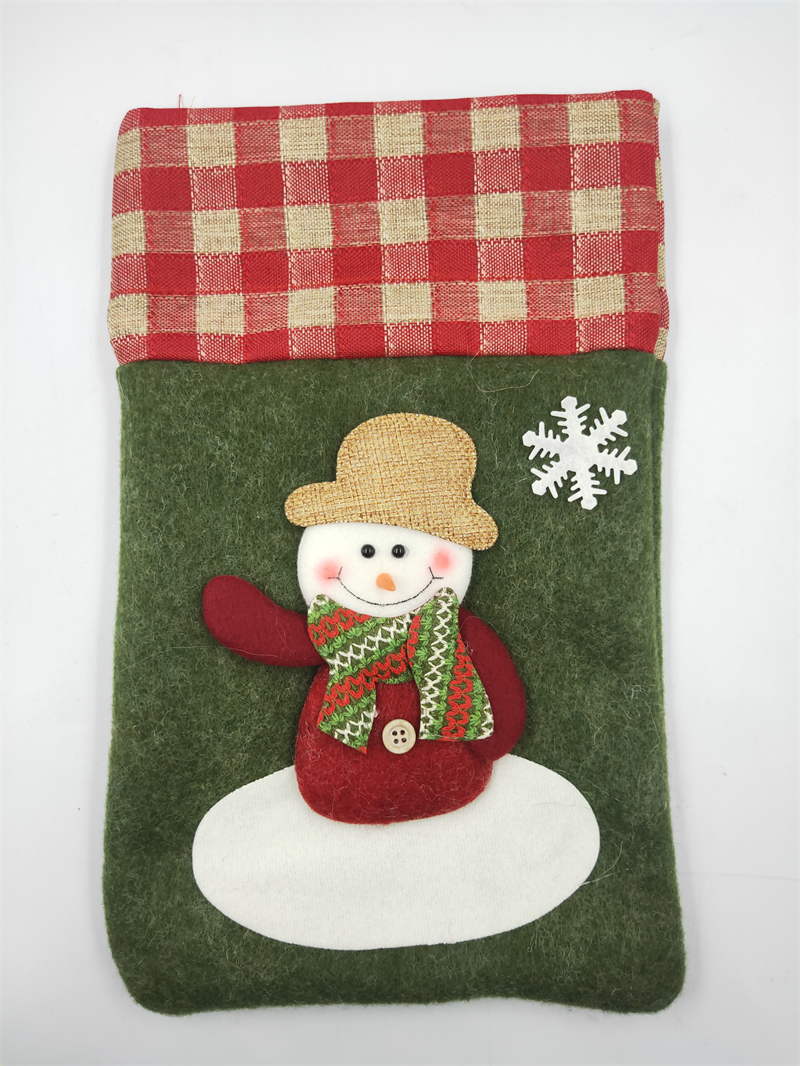 Cheung Chau Christmas Christmas Explosion Cartoon Christmas Gift Bag Christmas Snowman Old Man Pattern Christmas Decoration Gift Bag Pendant Specification drawing