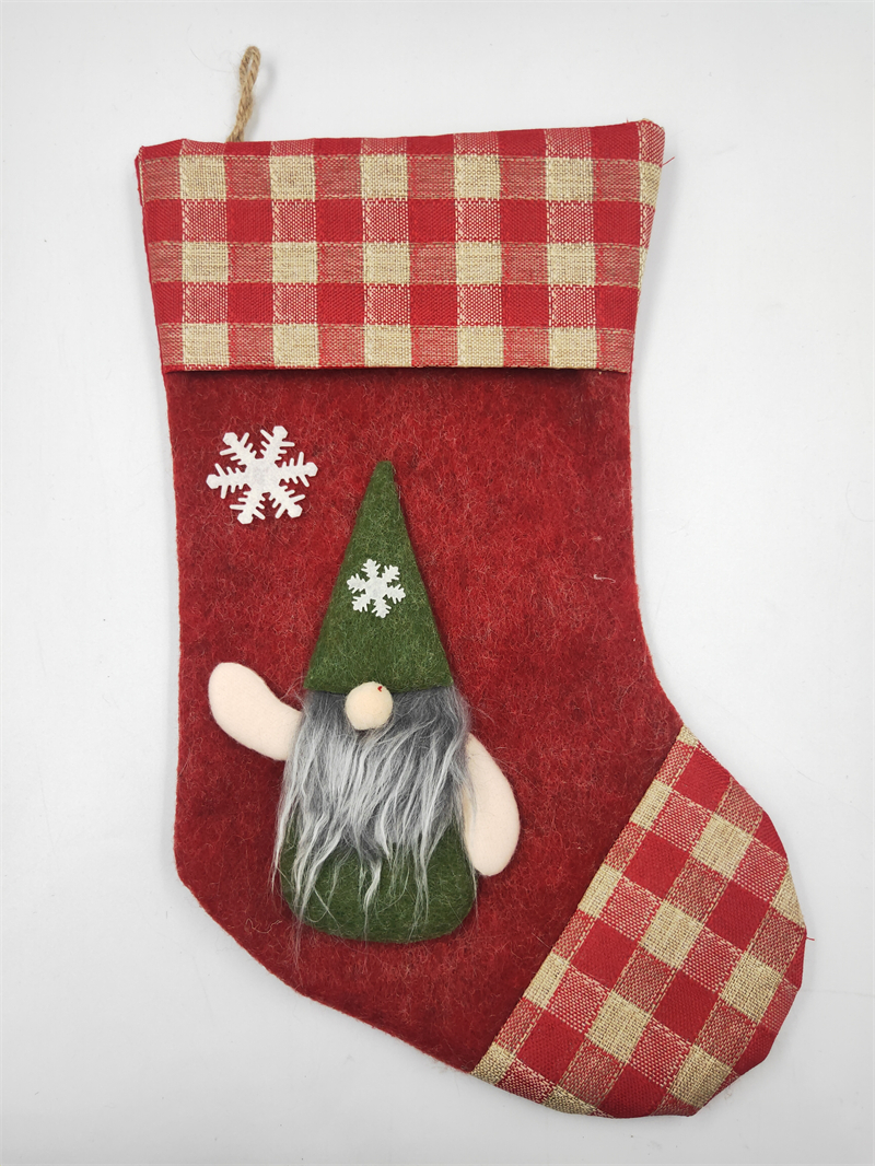 Cheung Chau Christmas Christmas Cross Border Hot Christmas Stocking Gift Christmas Snowman Old Man Pattern Christmas Decoration Pendant Gift