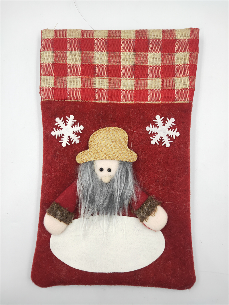Cheung Chau Christmas Christmas Explosion Cartoon Christmas Gift Bag Christmas Snowman Old Man Pattern Christmas Decoration Gift Bag Pendant