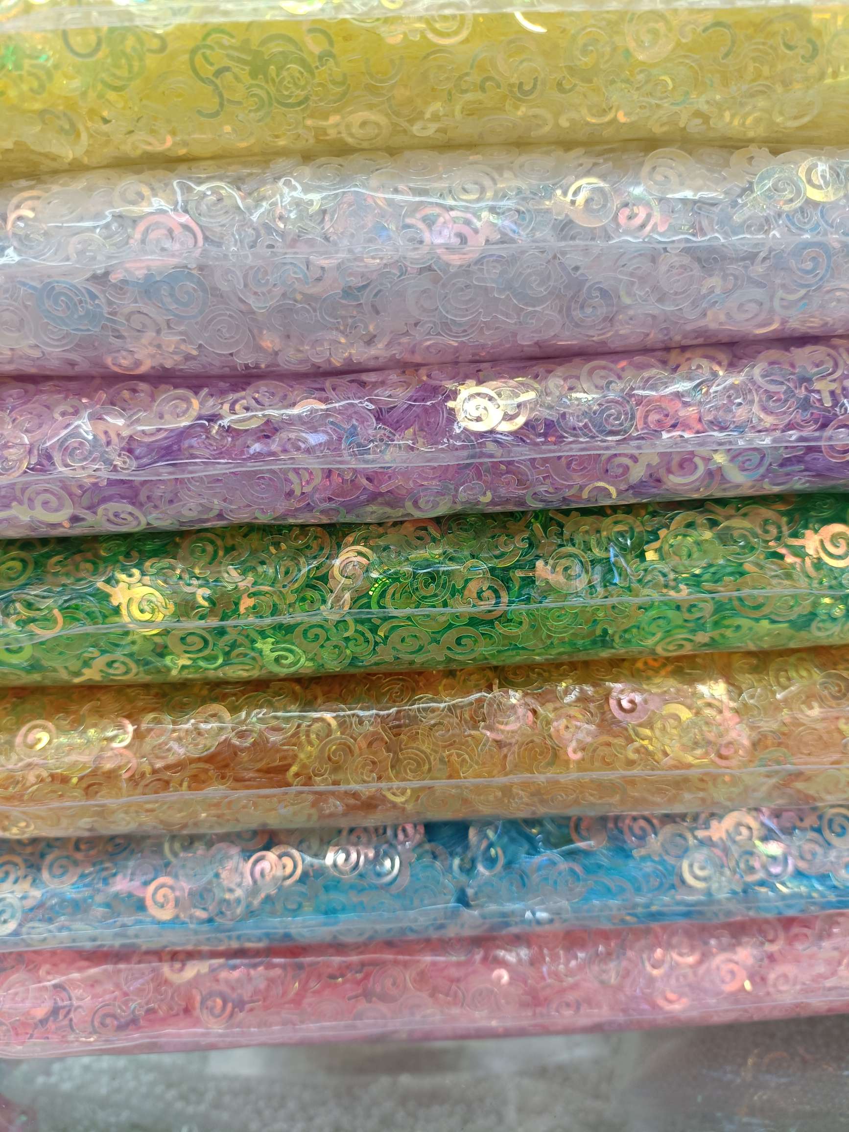 棒棒糖亮片DIY 亮片，美甲，史莱姆，工艺品，饰品配件等亮片500克每包11