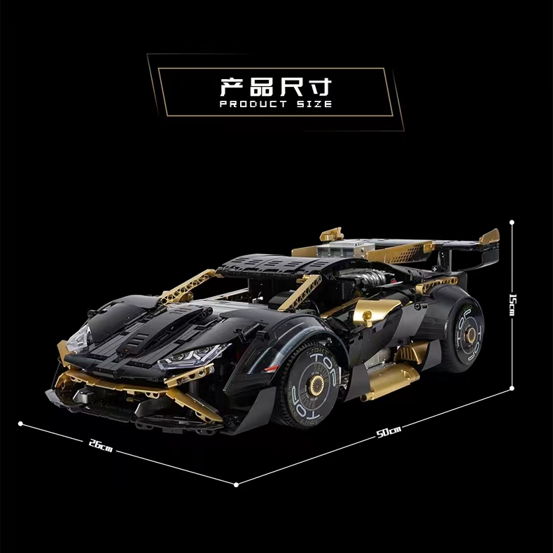 K Box 10600STO Sports car building blocks car Assembly high-difficulty mechanical Set Adult Boy Birthday Gift detail image 11