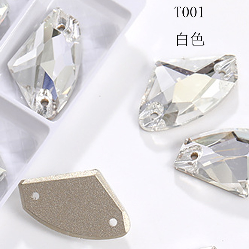 Shang Li Manufacturers Direct Sales Of High-End Flat Buckle Flat Axe Hand Sewing Drill K9 Crystal Glass Super Flash No Scratch Box Packaging High Product Clothing Wedding Dress Dance Dress Diy Universal Diamond-Like Accessories (Other Colors Contact Customer Service details Picture