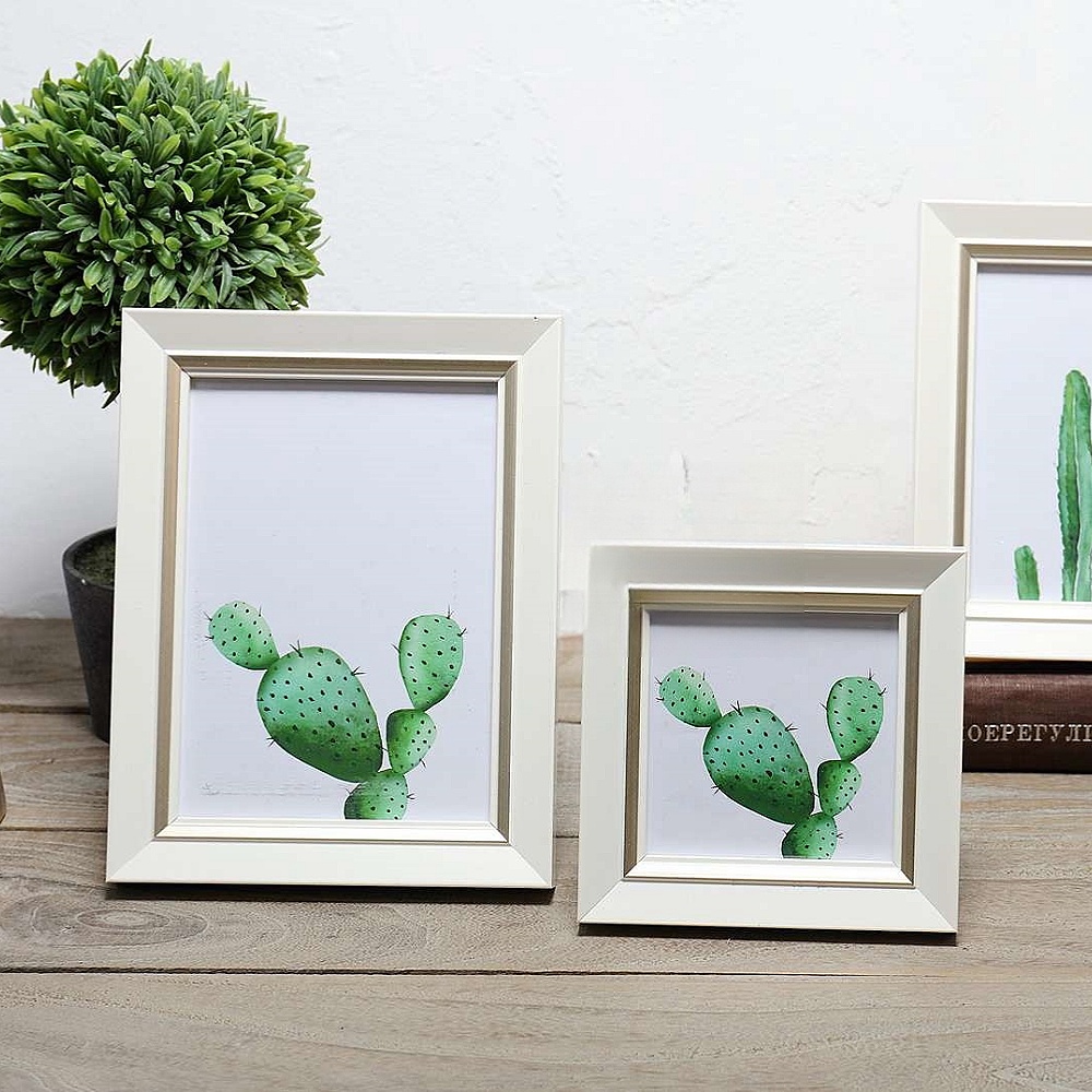 American picture frame 8 "10" 12 "A4 hanging wall retro printing and development photos plus picture frame table plastic thumbnail