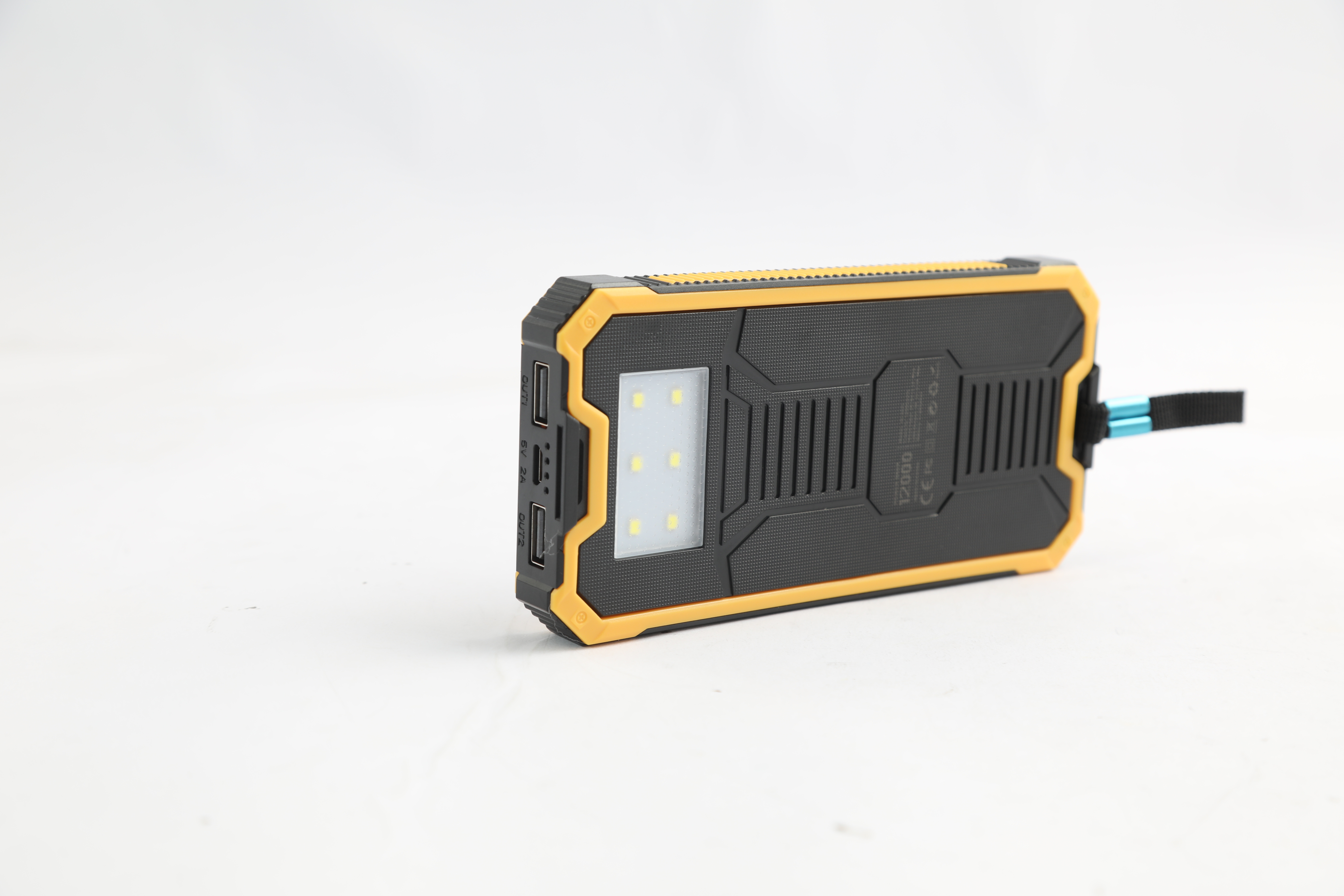 【充电宝HB667S】太阳能带灯移动充电宝