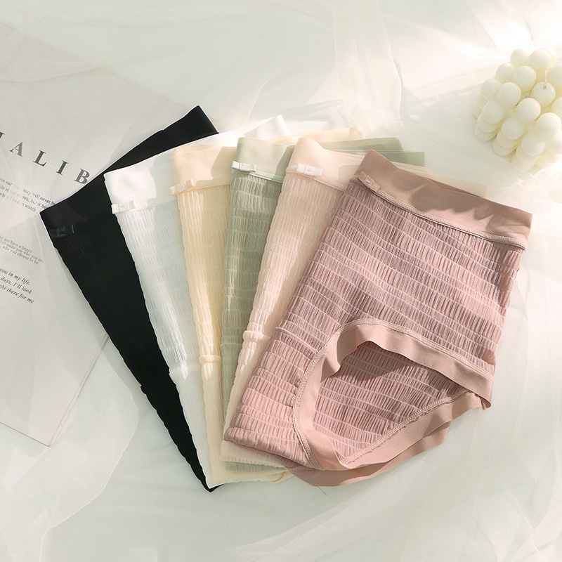 夏季新款少女裸感内裤冰凉速干轻薄透气女士三角内裤现货