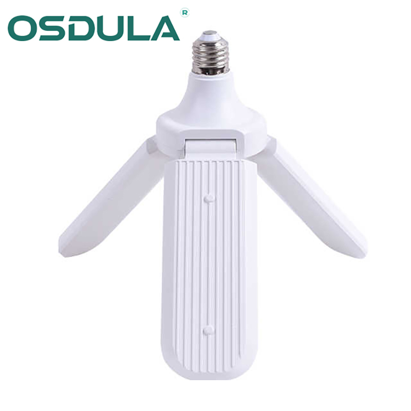 Screw Foldable Leaf Lamp Three-Leaf Lamp Four-Leaf Lamp Opposite Sex Lamp Deformation Lamp Led Folding Deformation Lamp Wholesale details Picture