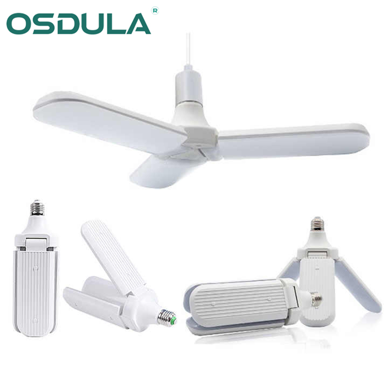 Screw Foldable Leaf Lamp Three-Leaf Lamp Four-Leaf Lamp Opposite Sex Lamp Deformation Lamp Led Folding Deformation Lamp Wholesale