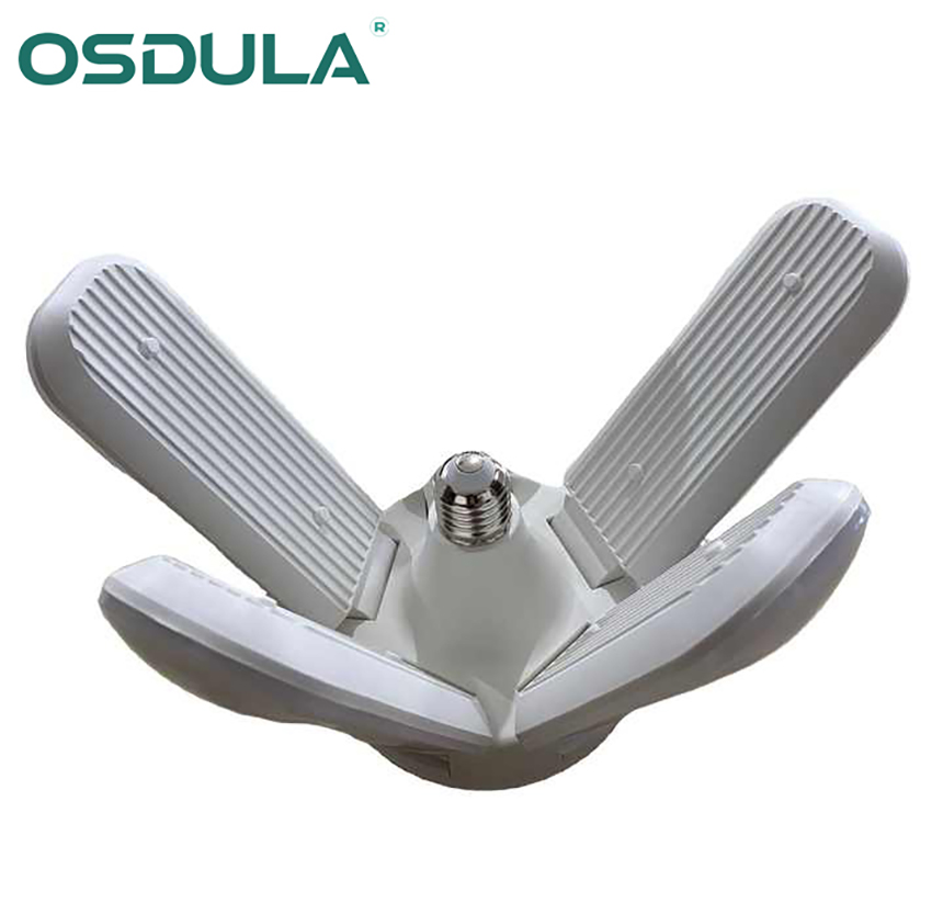 Screw Foldable Leaf Lamp Three-Leaf Lamp Four-Leaf Lamp Opposite Sex Lamp Deformation Lamp Led Folding Deformation Lamp Wholesale Application Scenario