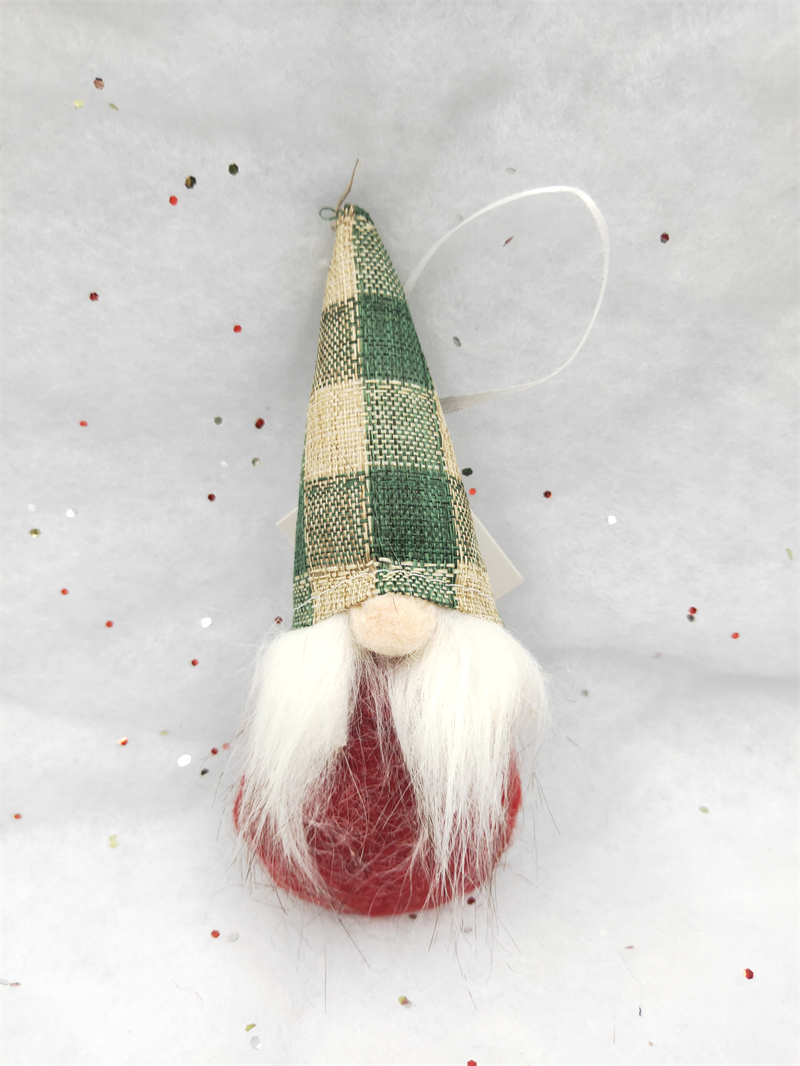 Cheung Chau Christmas New Christmas Decorations No Face Doll Pendant Doll European And American Wind Old Man Wool Snowflake Window Pendant Specification drawing
