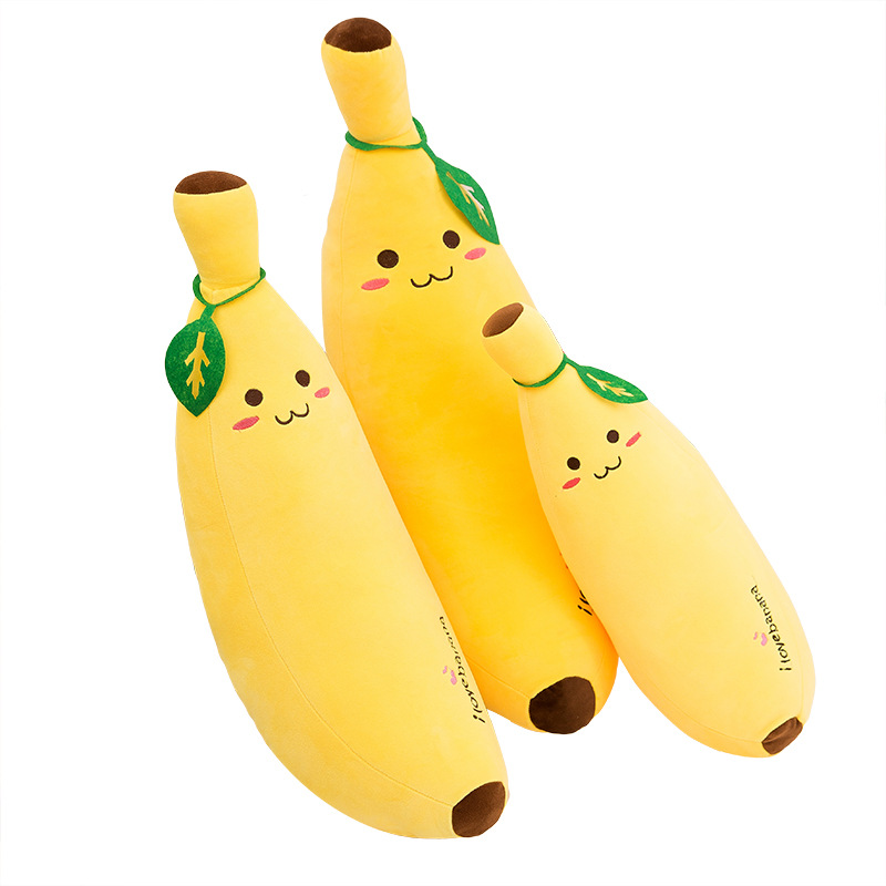 Cute banana plush toys, children's doll toys, fresh banana plush cartoon children's dolls Item Picture