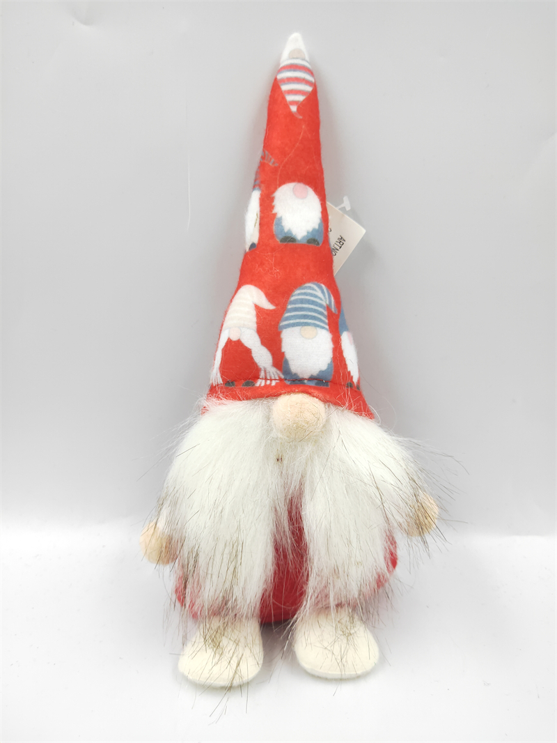 Cheung Chau Christmas Foreign Trade New Christmas Decoration Supplies No Face Doll Doll European And American Wind Old Man Wool Snowflake Window Display Item Picture