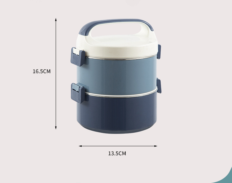L59-993 food basket, large-capacity lunch box, multi-layer portable lunch box, student pot, heating, steaming, and rice bucket detail image 3