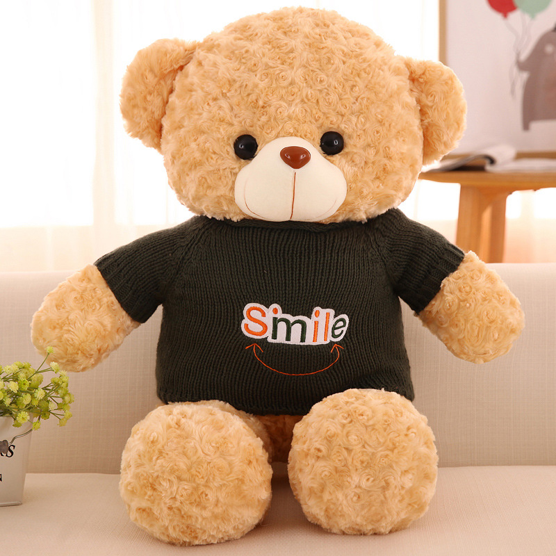 毛衣熊卡通小熊毛绒玩具呆萌穿衣小熊毛绒玩具公仔可爱动物儿童玩偶详情4