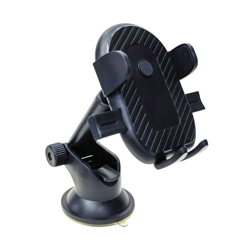 23A012十二代金刚吸盘手机支架 汽车塑料吸盘手机支架车载手机架中控台挡风玻璃伸缩杆手机架