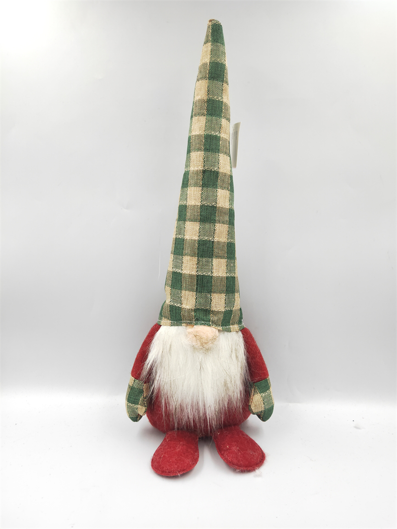 Cheung Chau Christmas Foreign Trade New Christmas Decoration Supplies No Face Doll Doll European And American Wind Old Man Wool Snowflake Window Display