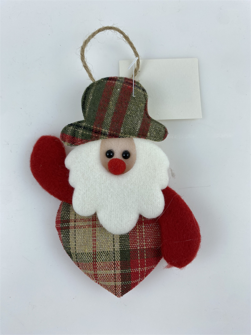 Cheung Chau Christmas New Christmas Decoration Santa Claus Snowman Small Pendant Christmas Tree Decoration Hanging Cartoon Christmas Decoration Item Picture