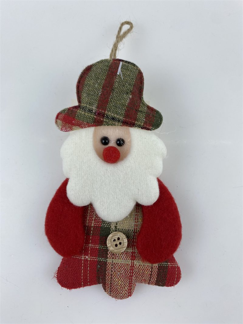 Cheung Chau Christmas New Christmas Decoration Santa Claus Snowman Small Pendant Christmas Tree Decoration Hanging Cartoon Christmas Decoration