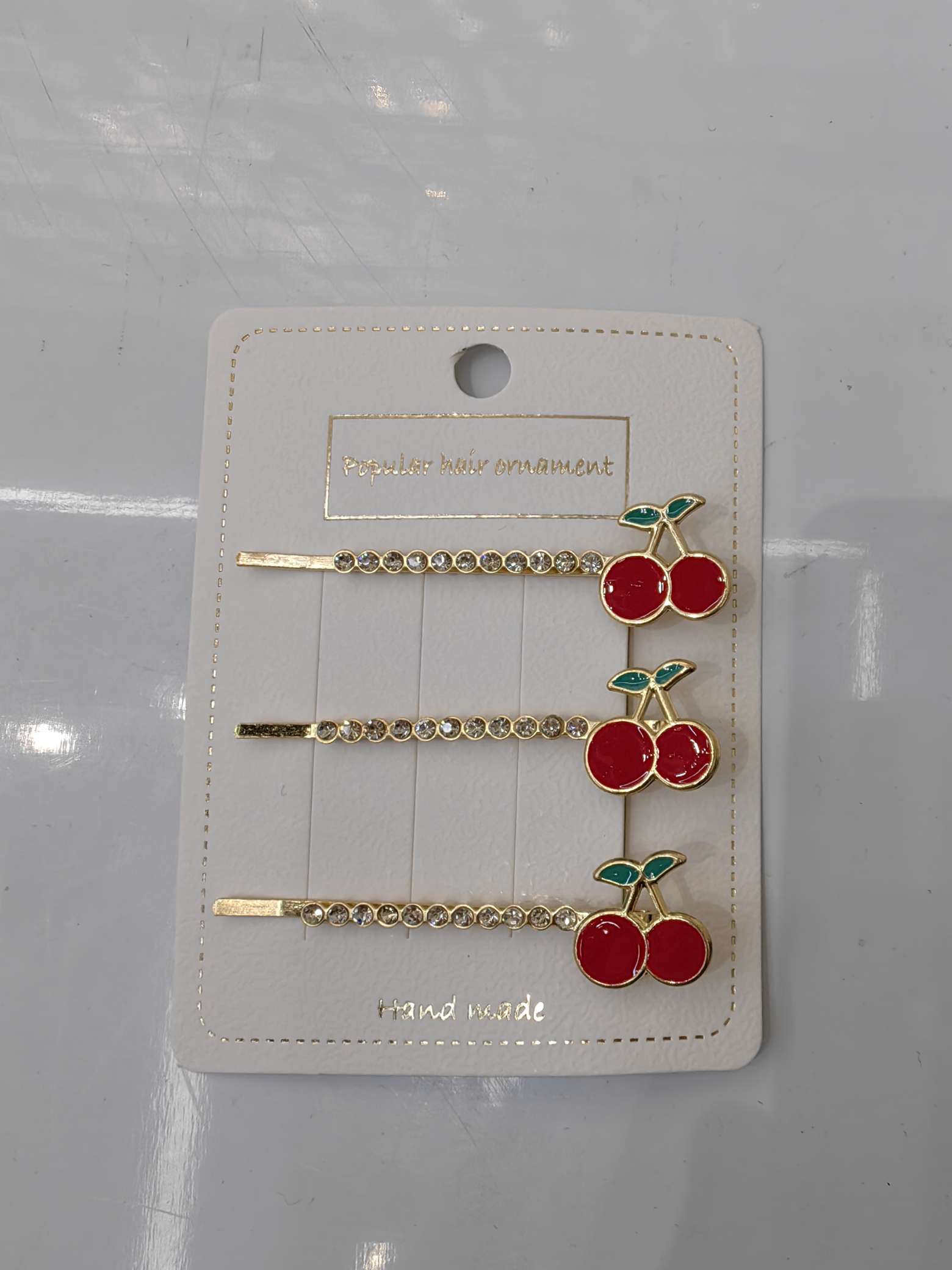 韩版复古时尚漂亮夹子三件套婷婷饰品352785