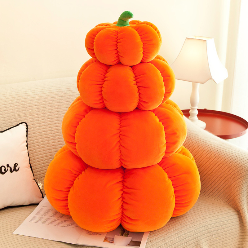 Specialty store pumpkin plush toys, children's throw pillows, Halloween decorations, sofa cushions, pumpkin toy throw pillows Specification image