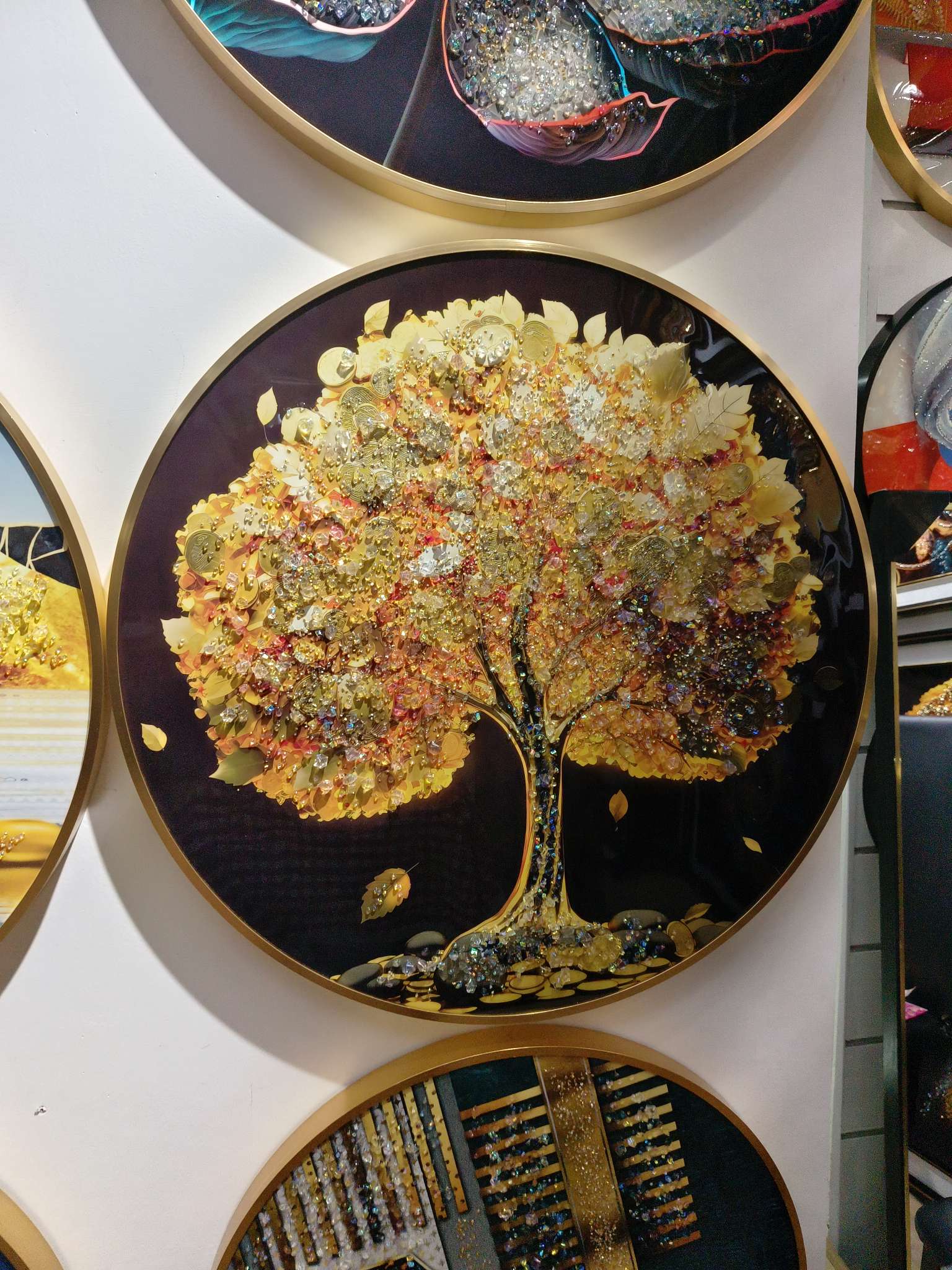 铝合金金圆形晶瓷画 70*70详情图3