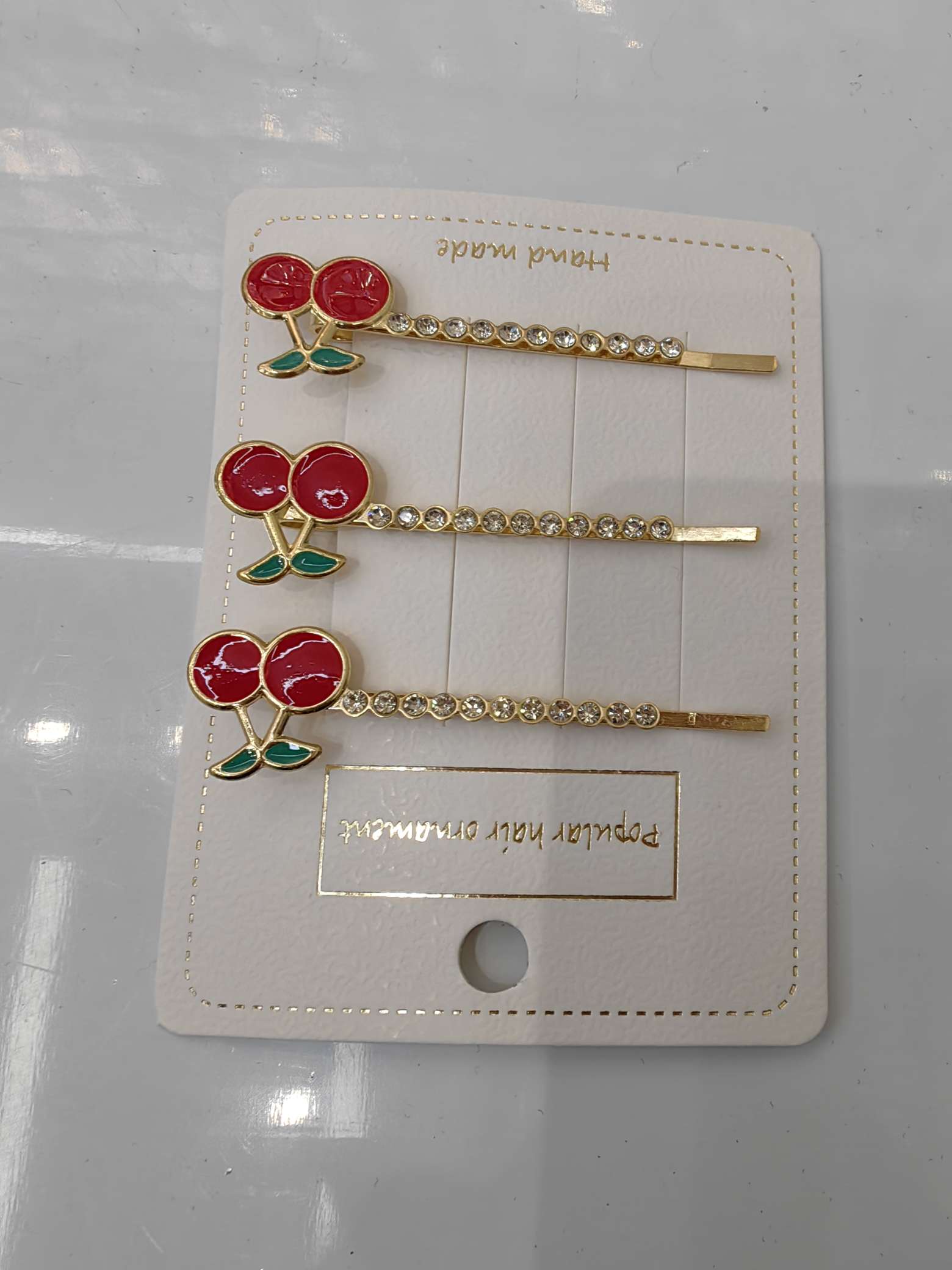 韩版复古时尚漂亮夹子三件套婷婷饰品352785详情图5