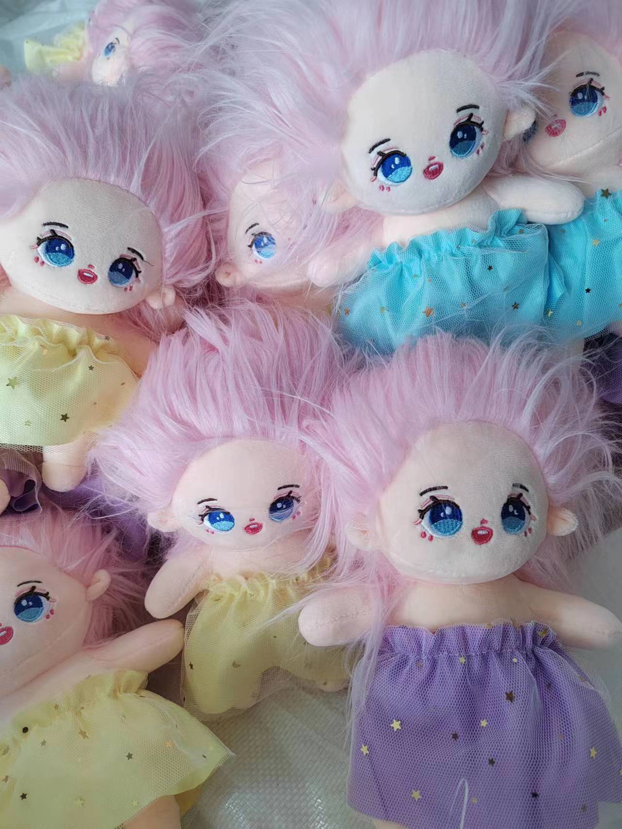 Cotton Doll female 25cm mini little princess girl Rag Doll comfort change Muppet birthday gift Fashion new girl