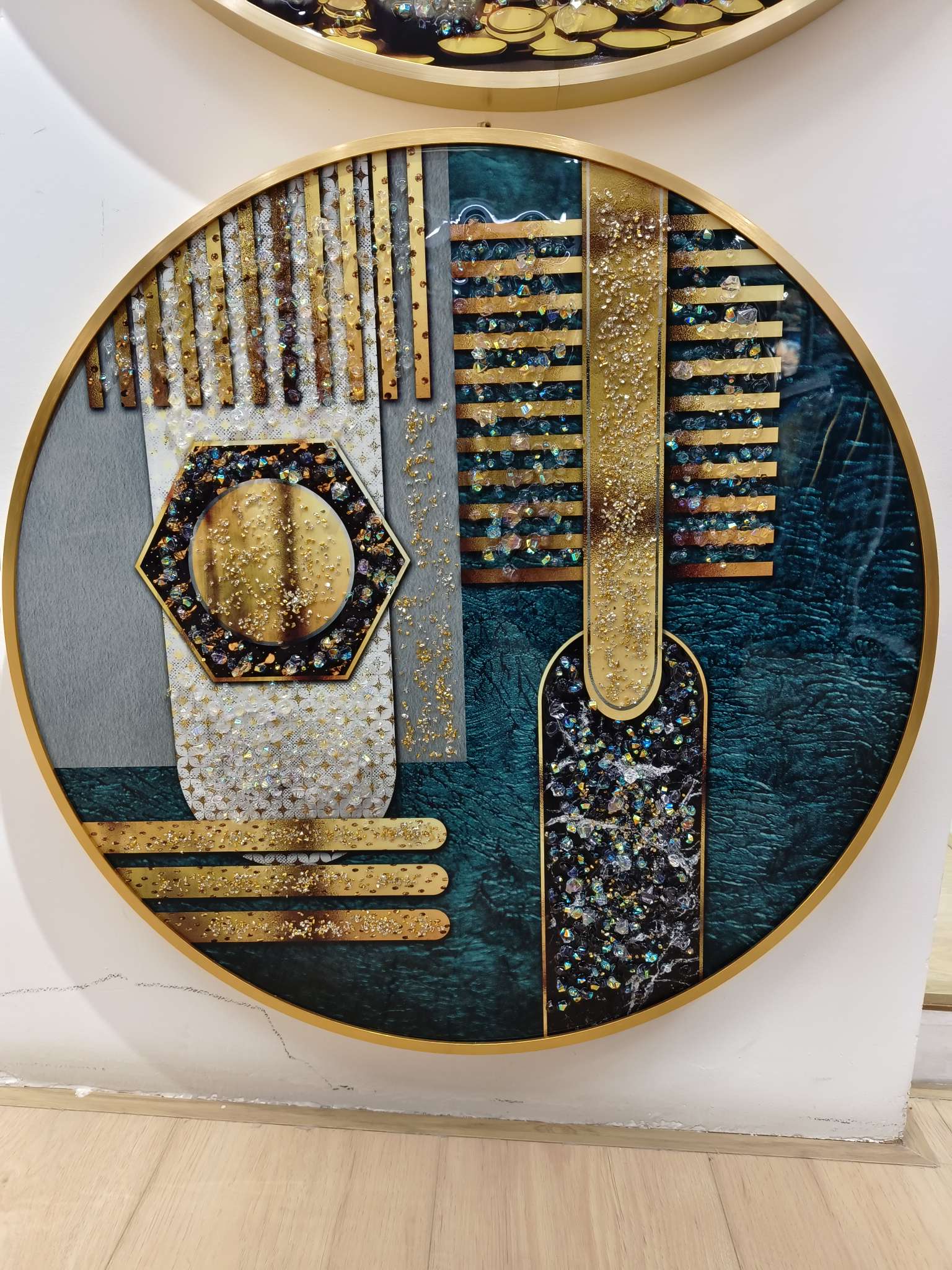 铝合金金圆形晶瓷画 70*70详情图4