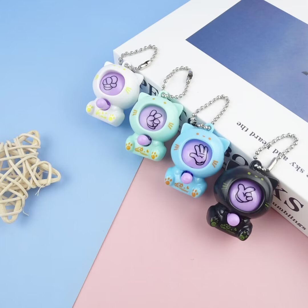 Face-changing rock-paper-scissors, eggshell twisting toys, children's toys, keychains, accessories, event gifts and giveaways