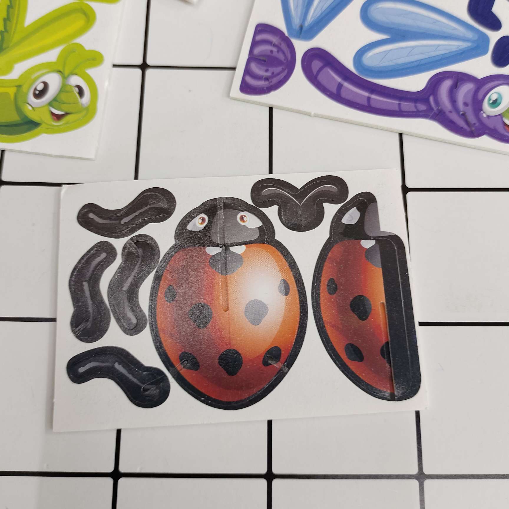 热销款拼装昆虫DIY塑料玩具幼儿活动运动赠品配件厂家直销批发详情图2