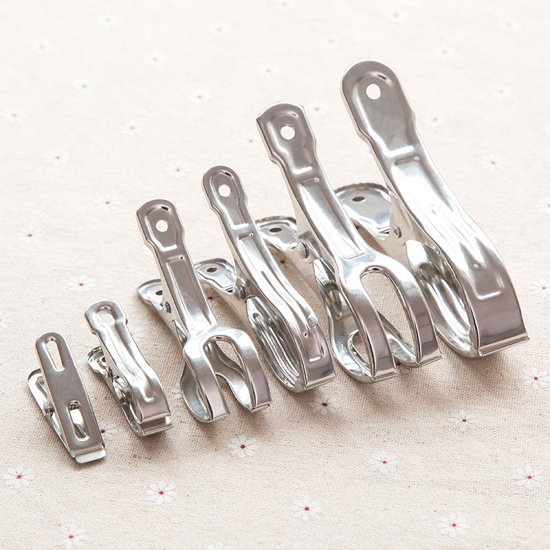 被夹大夹子/不锈钢晾衣服/晒被子夹衣服夹子/大固定棉被夹/防风夹衣架家用/DF TRADING HOUSE产品图