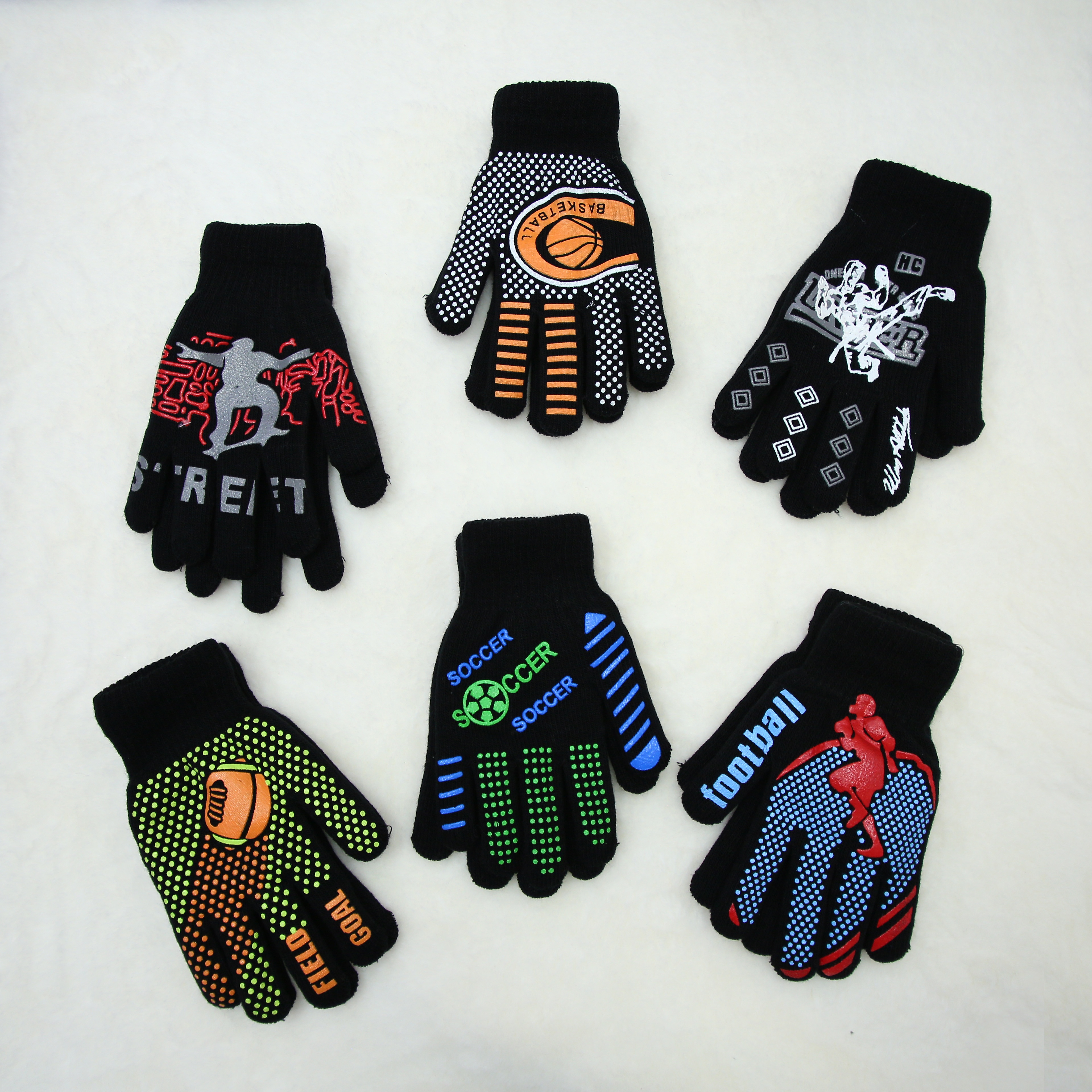 Men's And Women's Gloves Winter With Wool Thickening Cold Cycling Warm Wool Horse Knitting Gloves Wholesale
