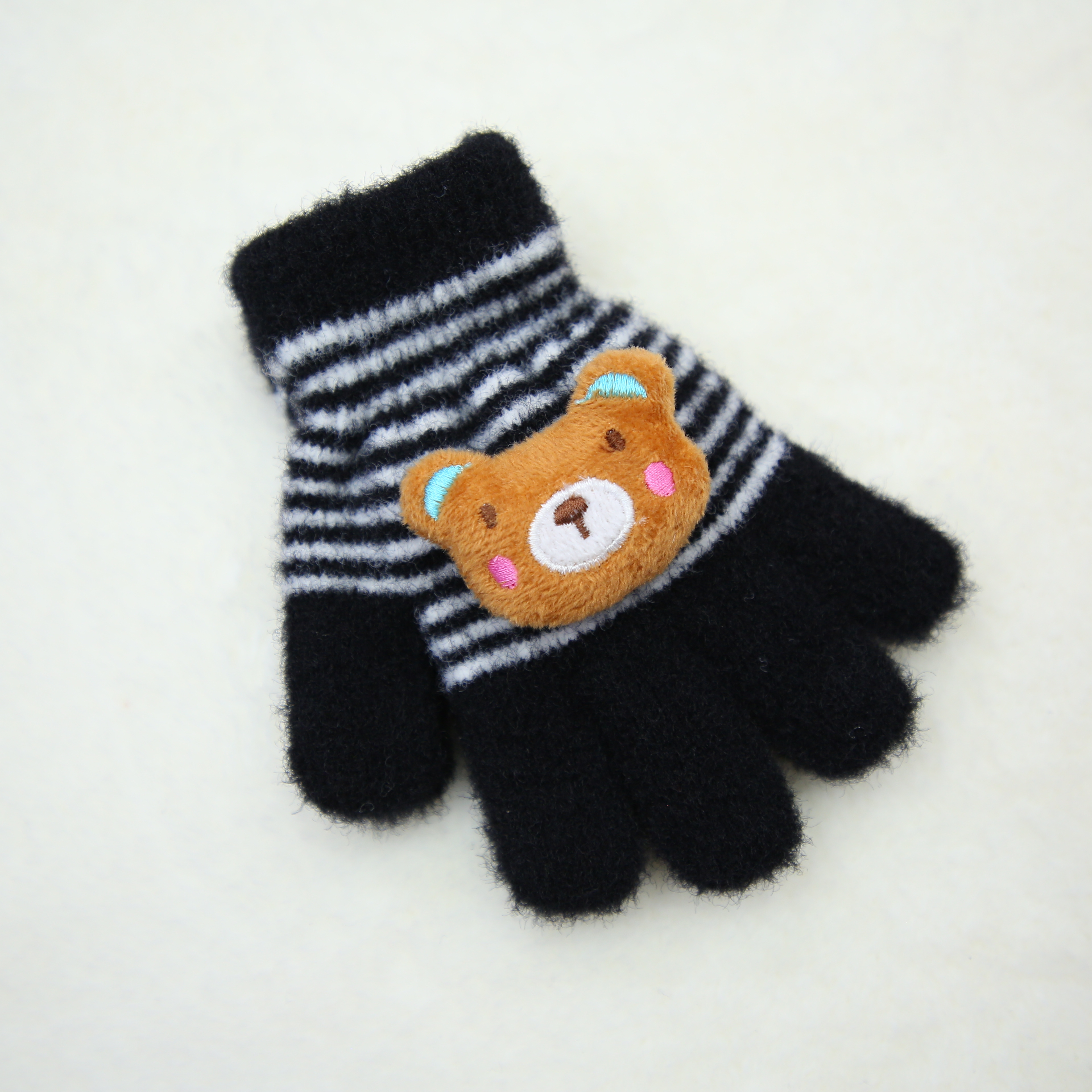 Men's and women's winter fleece and thickened gloves for cold protection, cycling warmth, 10-cent knitted gloves from Mahai, wholesale Item Picture