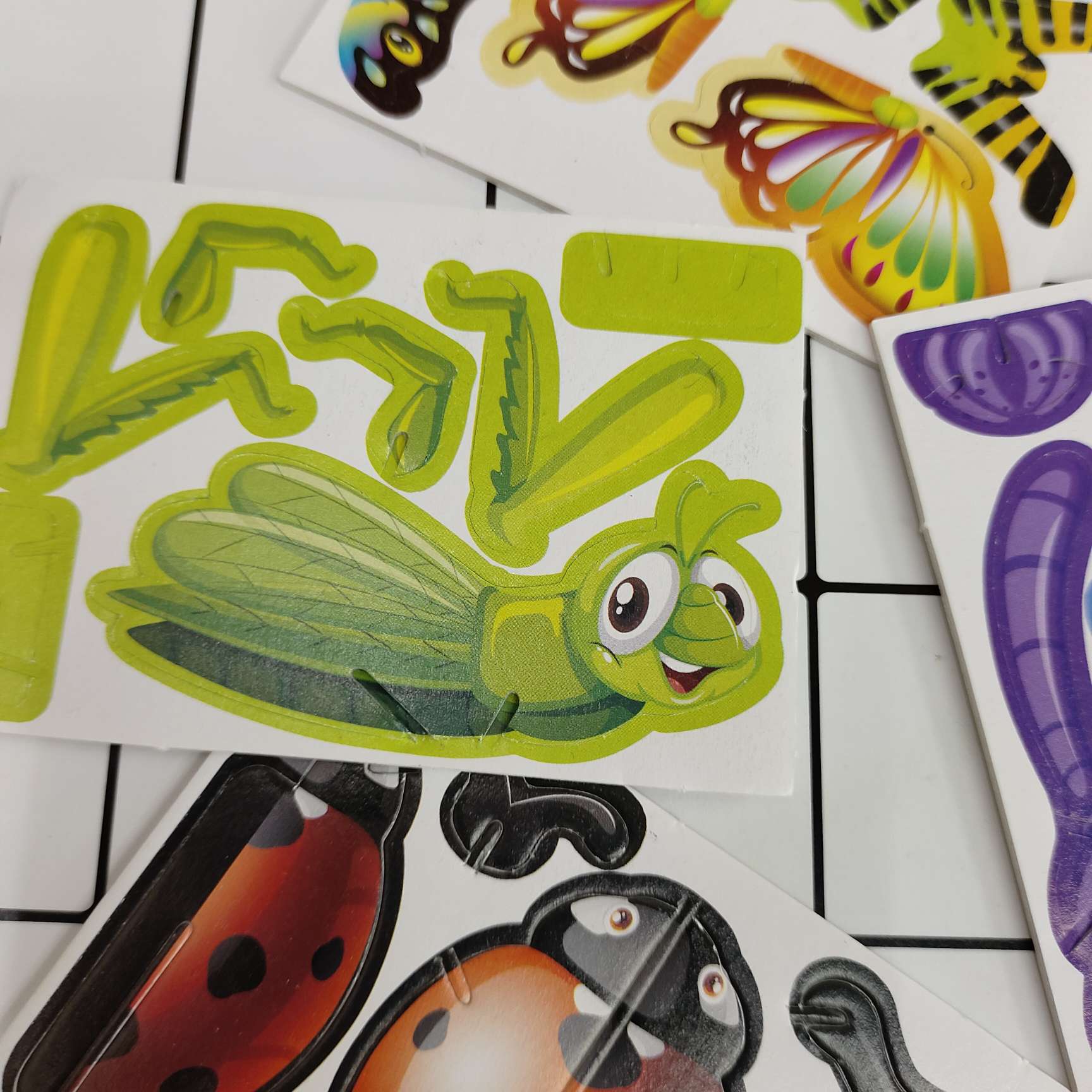 热销款拼装昆虫DIY塑料玩具幼儿活动运动赠品配件厂家直销批发详情图5