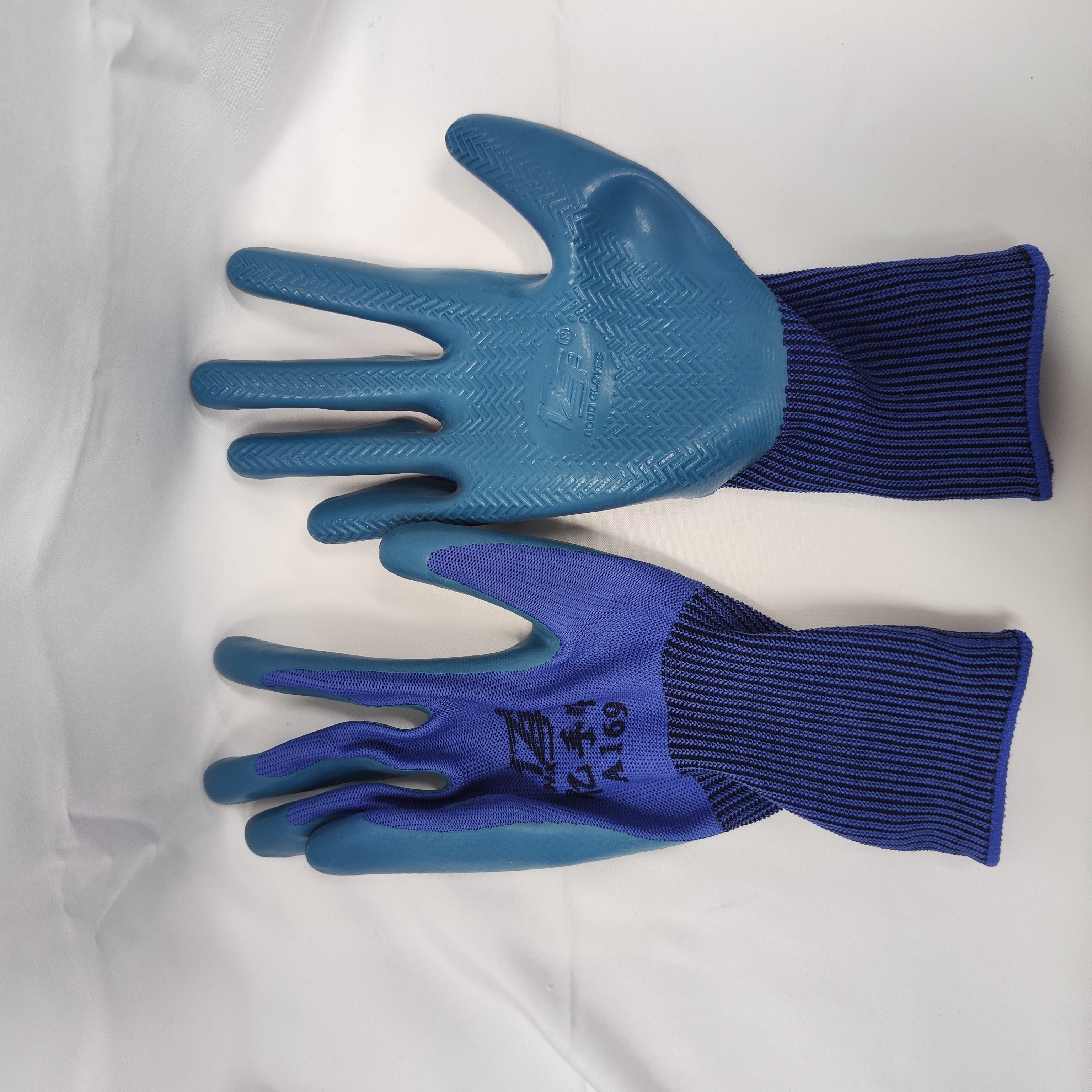 劳保手套工地干活耐磨工作防滑防水劳动橡胶乳胶手套