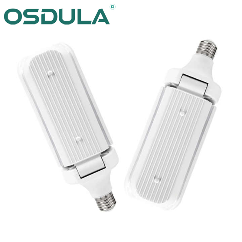 Led Three-Leaf Light Single Pressure Wide Pressure Folding Light Garage Light E27 Super Bright Energy-Saving Household Commercial Leaf Light Specification drawing