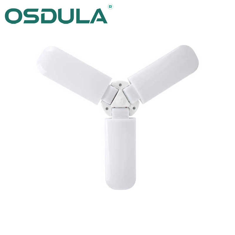 Led Three-Leaf Light Single Pressure Wide Pressure Folding Light Garage Light E27 Super Bright Energy-Saving Household Commercial Leaf Light Application Scenario