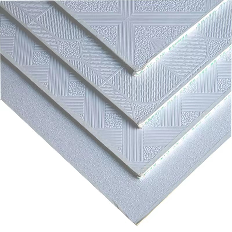 石膏板600X600天花板PVC覆膜三防洁净板吊顶专用