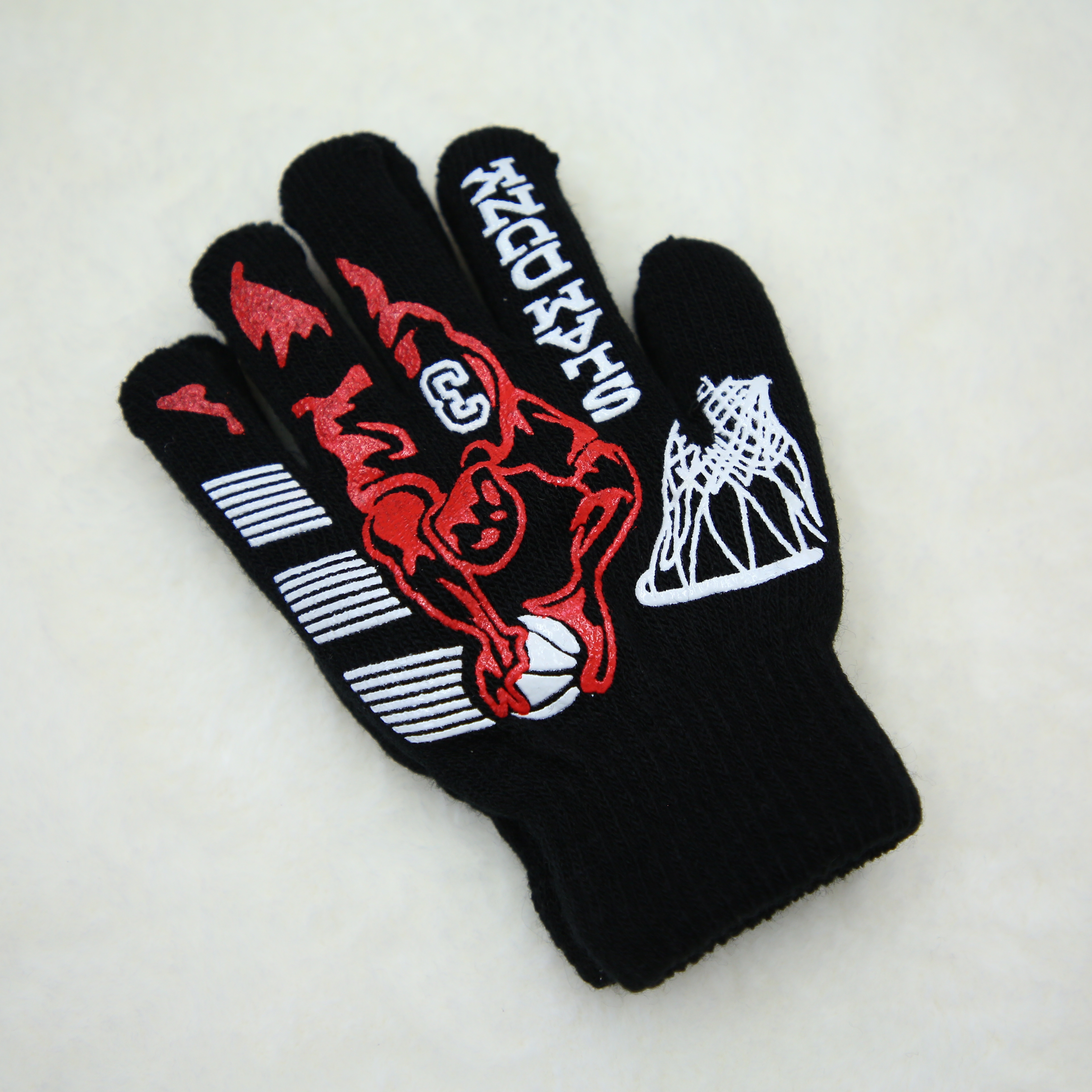 Wholesale of men's and women's winter fleece, thickened, cold-proof and warm woolen mohair knitted gloves Specification image