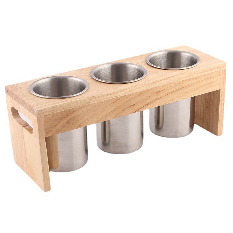 DF99448 Stainless steel chopstick holder, 304 Stainless steel rubber wooden spoons and chopsticks, Korean kitchenware storage cylinder, organizing and storage box, tableware set, DF TRADING HOUSE Application Scenario