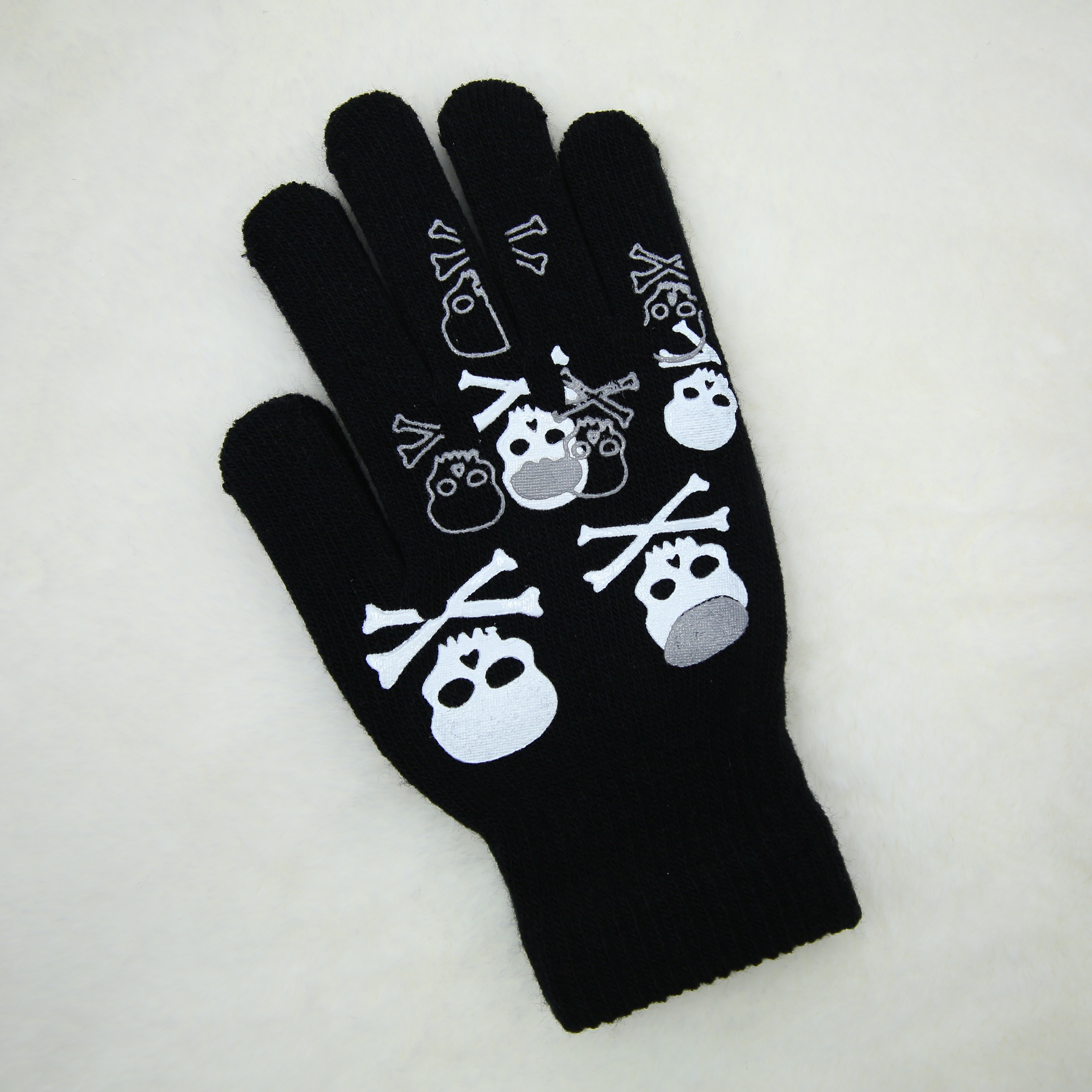 Men's And Women's Gloves Winter Fleece Thickened Cold Cycling Warm Wool Mohair Knitted Gloves Batch details Picture