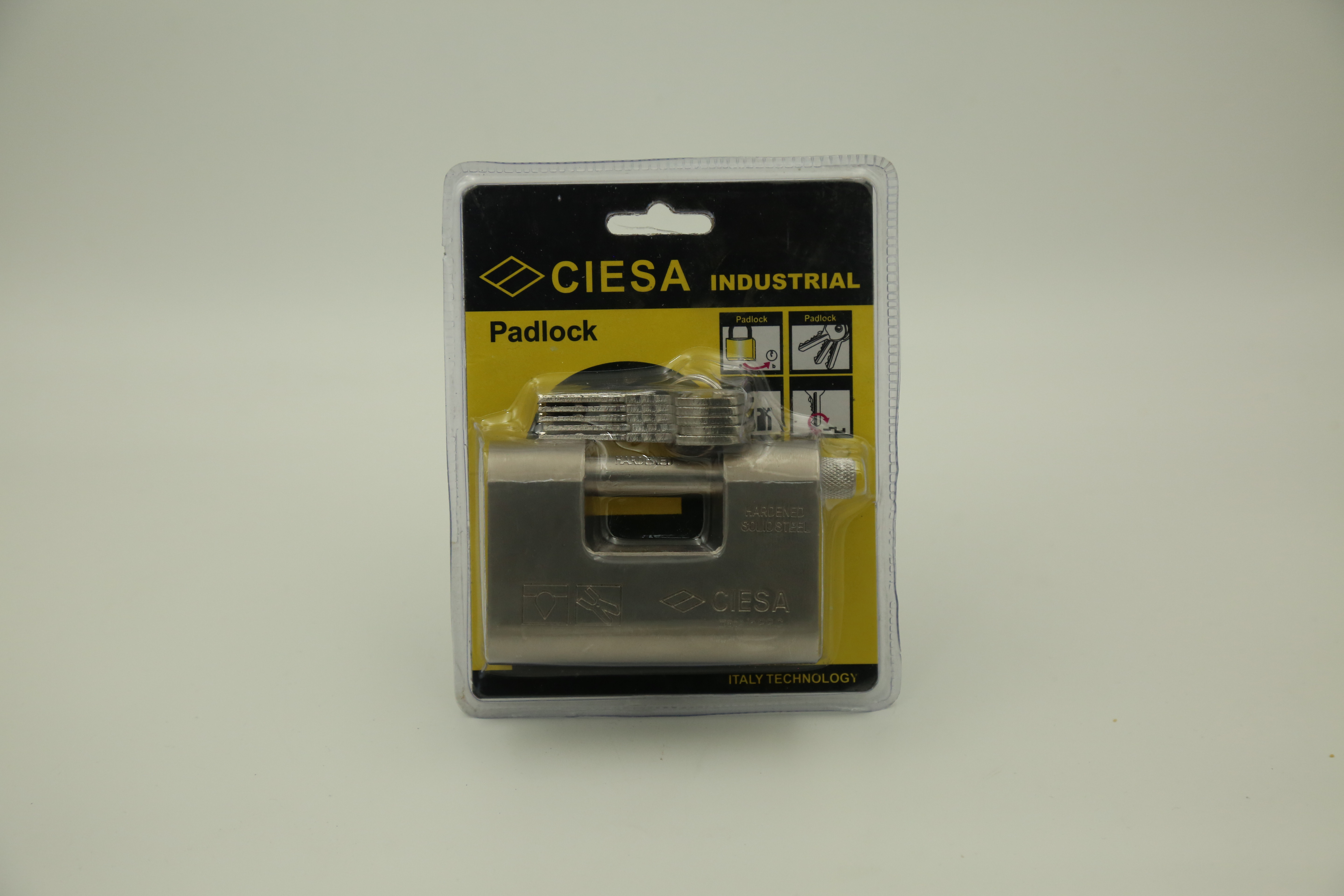 94 Elliptical rectangular padlock double bubble details Picture