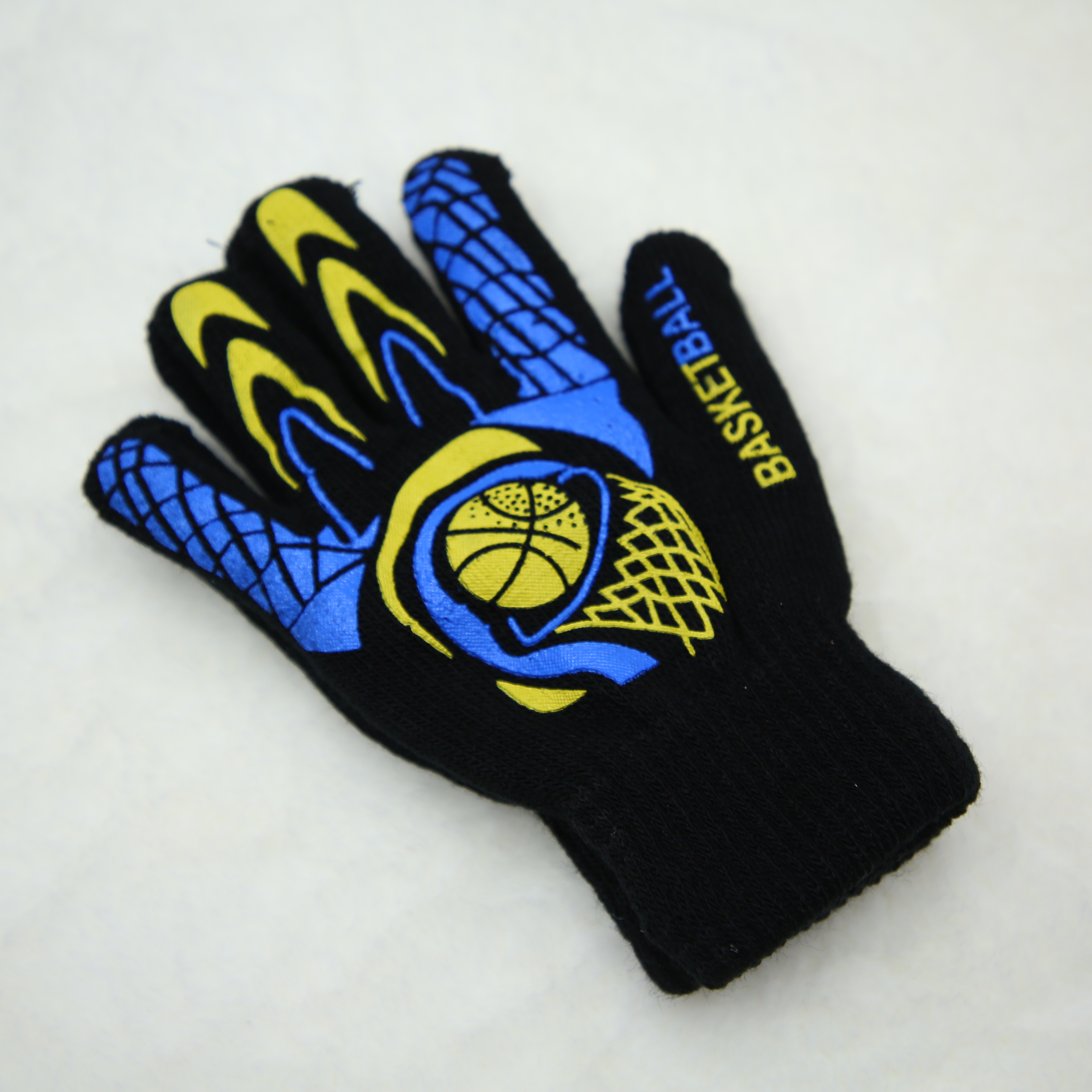 Wholesale of men's and women's winter fleece, thickened, cold-proof and warm woolen mohair knitted gloves details Picture