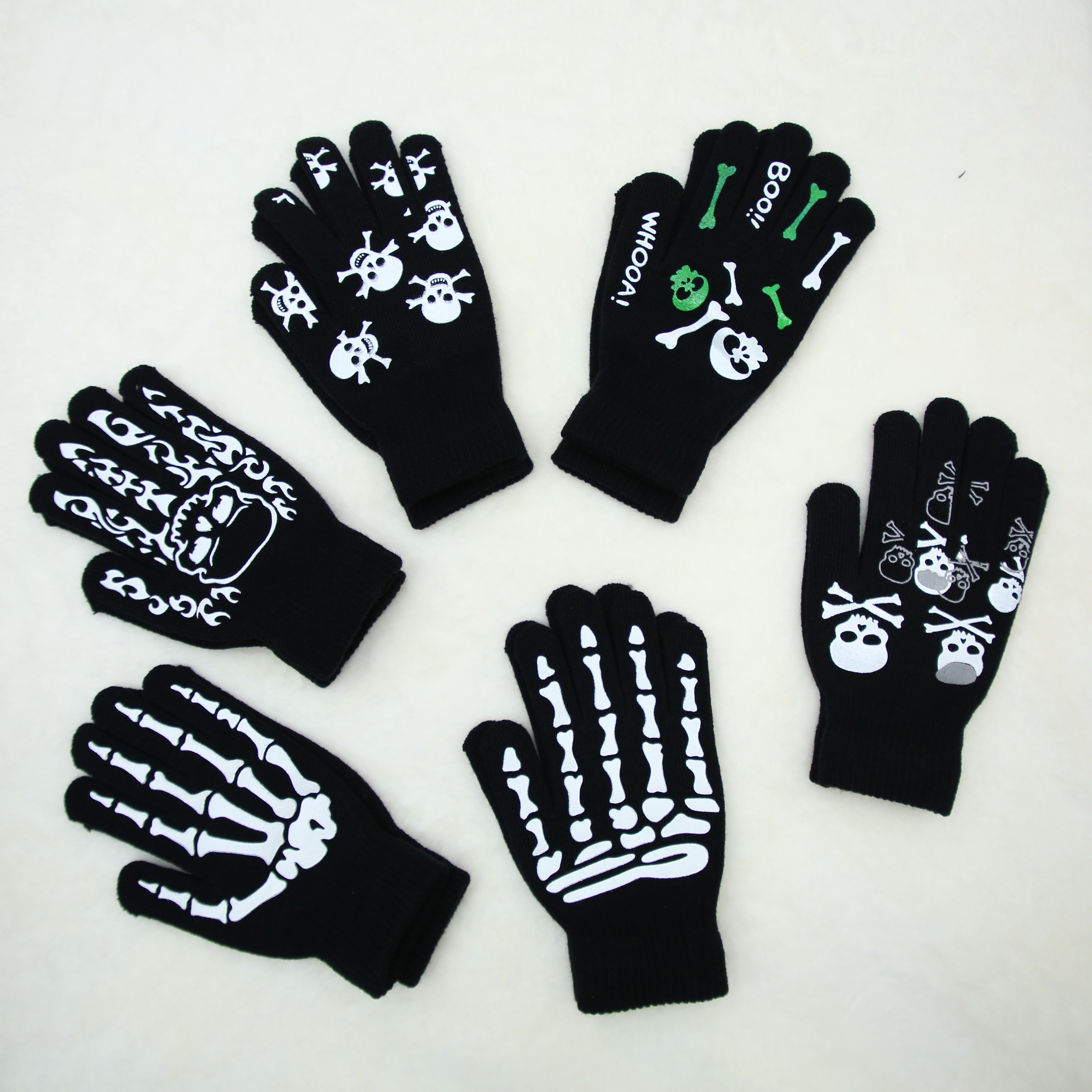 Men's And Women's Gloves Winter Fleece Thickened Cold Cycling Warm Wool Mohair Knitted Gloves Batch