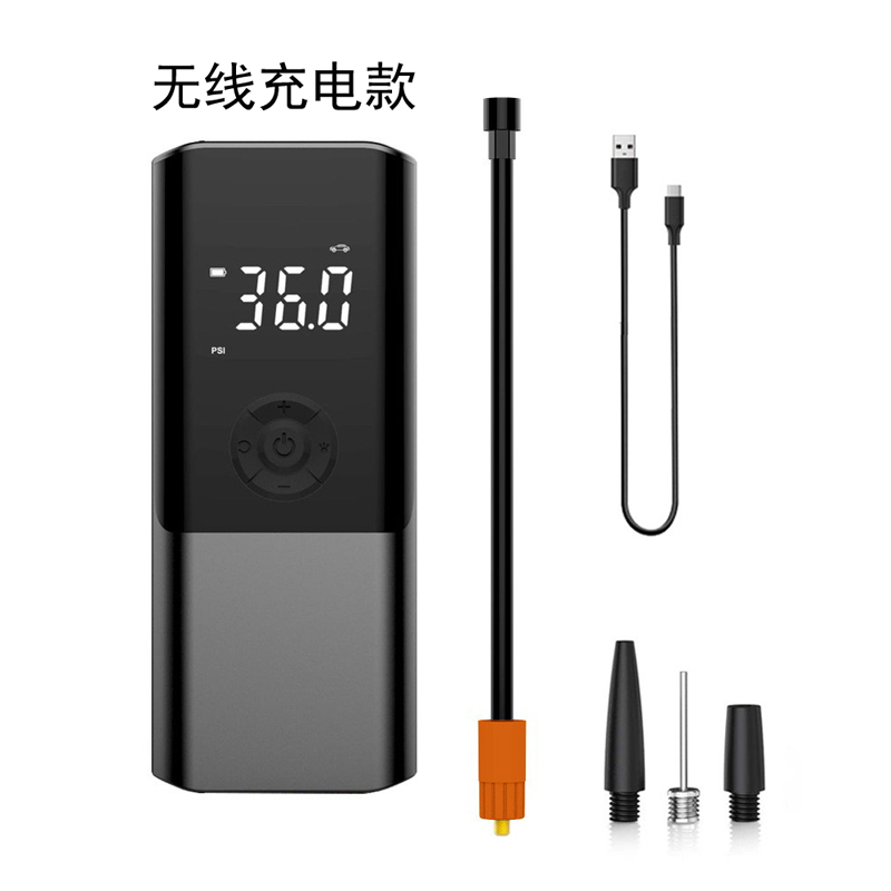 3690 car electric air pump, electric air pump, portable mini electric bicycle, tire air pump, air pump, handheld wireless charging, digital display car air pump Specification image