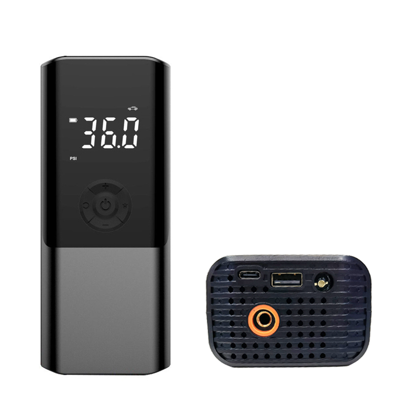 3690 car electric air pump, electric air pump, portable mini electric bicycle, tire air pump, air pump, handheld wireless charging, digital display car air pump Item Picture