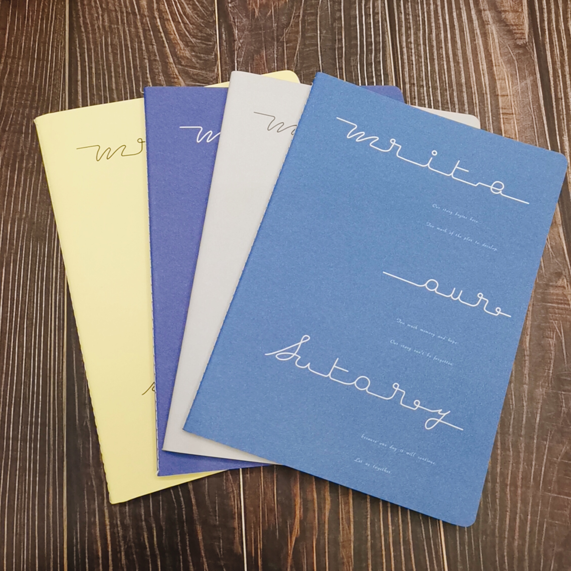 A4 sewing soft surface copying college students' notebook exercise book homework students sewing Our story Specification image