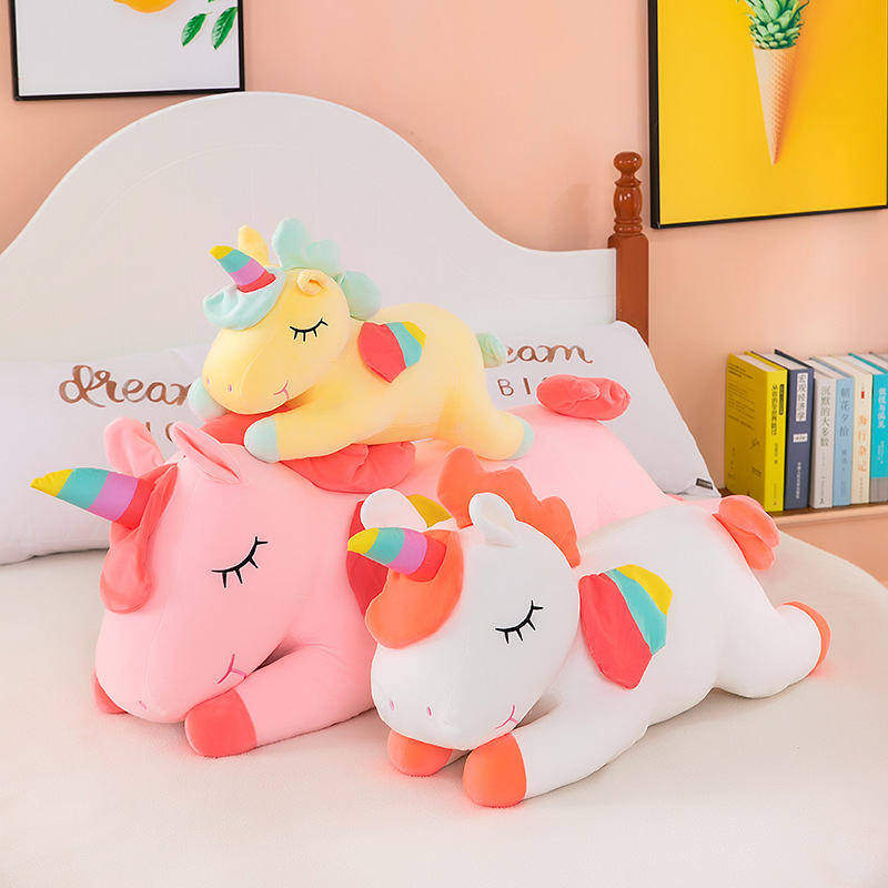 Soft and elastic little horse plush toys, animal throw pillows, plush dolls, sofa cushions, office chairs, dolphin cushions details Picture