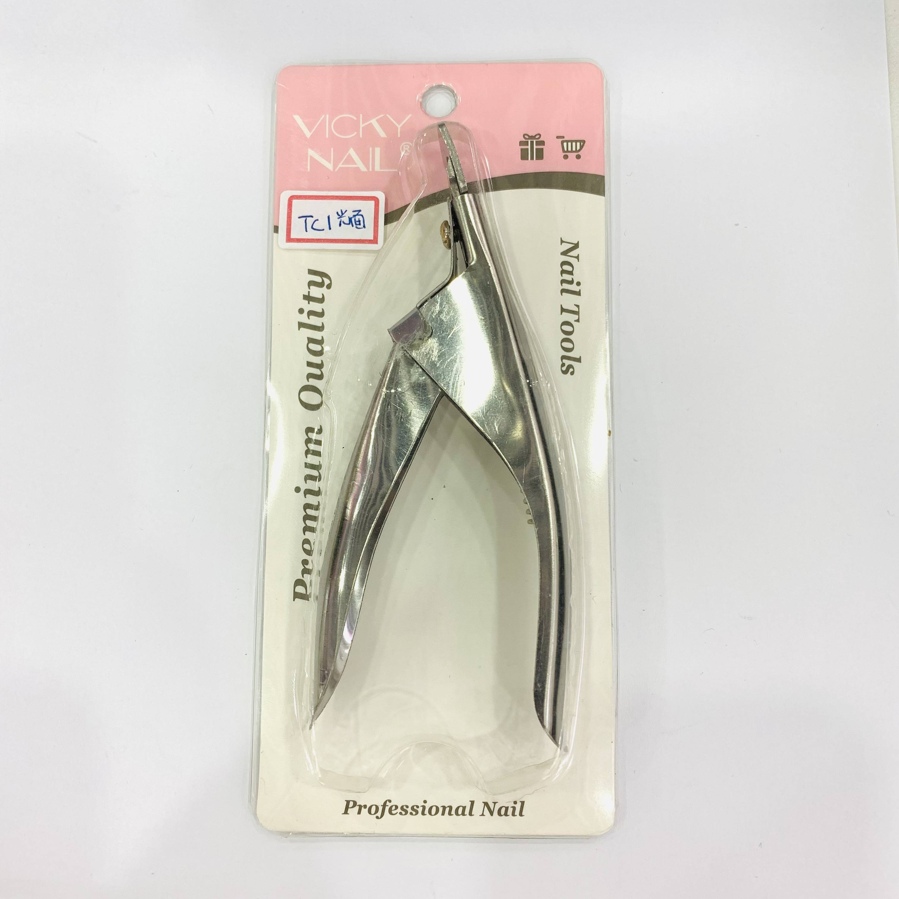 TC1 Smooth flat cut stainless steel U-shaped diy French nail clipper Nail clipper Manicure tool