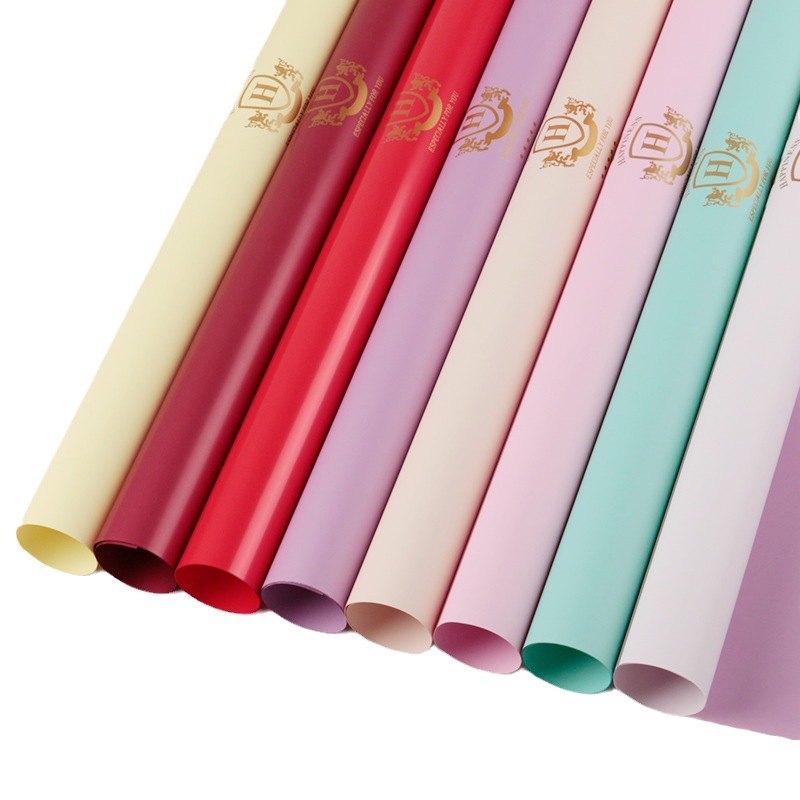 Oya paper Queen Tanabata Valentine's Day hot stamping paper flower packaging flower gift box gift flower shop package paper Specification drawing