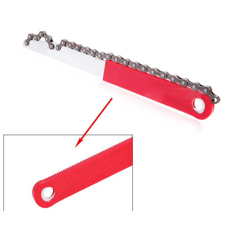 1307 Bicycle multi-functional wrench, bicycle chain wrench, repair tool, maintenance flywheel disassembly tool, flywheel wrench Specification image